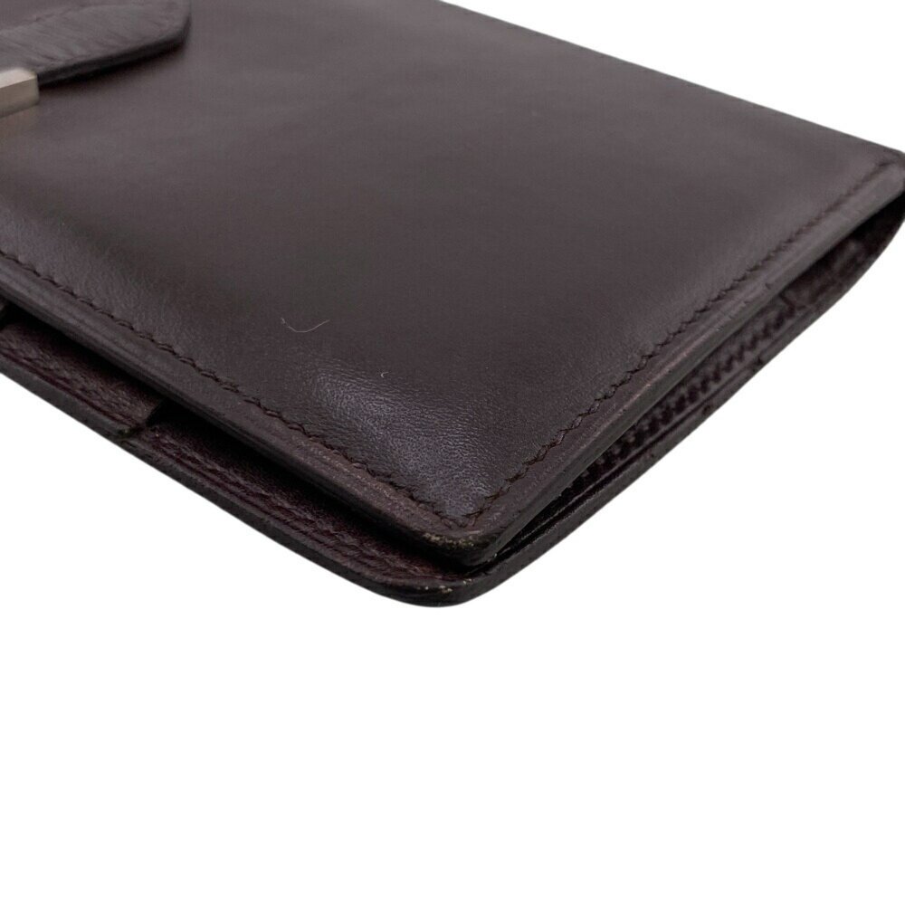 Hermes Dark Brown Leather Wallet - Picture 4 of 11